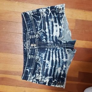 Acid washed Vanity jean shorts size 28